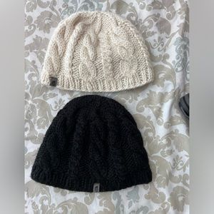 Two North Face Knit Beanies